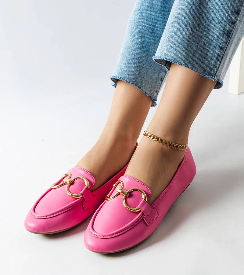 Růžové dámské mokasíny Couturier