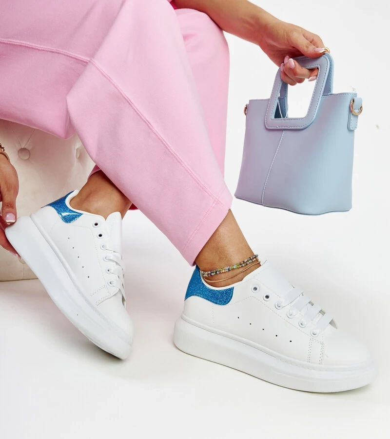 Bílé tenisky z eko-kože Fatimah