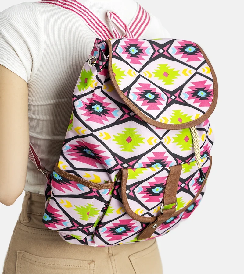 Růžový dámský batoh Vieira