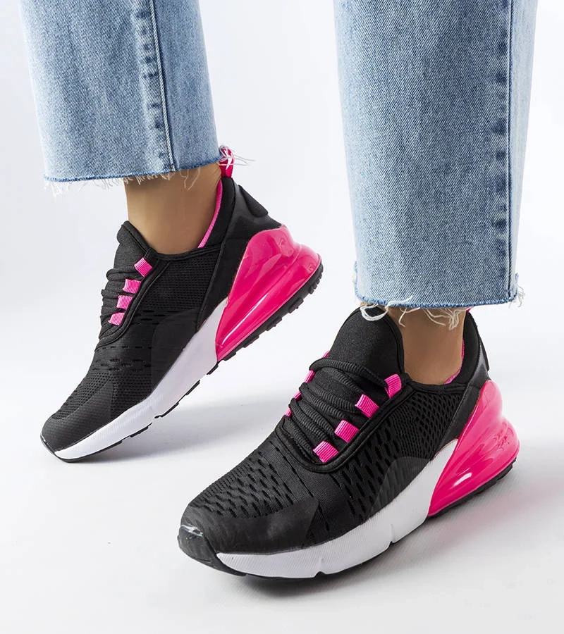 Černo-růžové sportovní tenisky Court