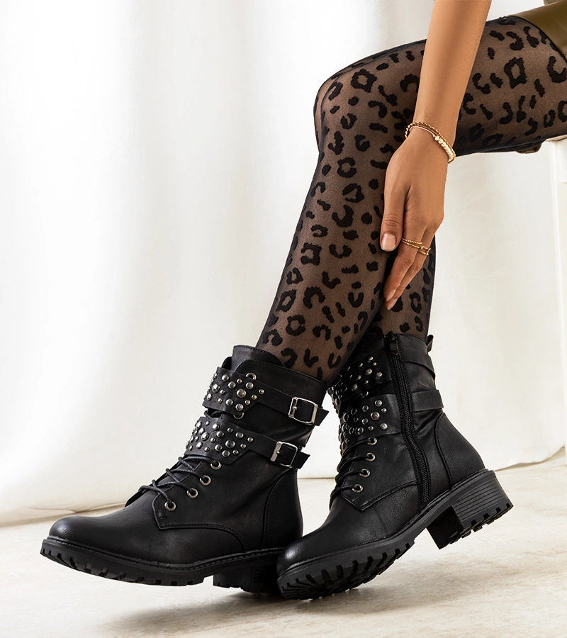 Dámské černé trappery Menez