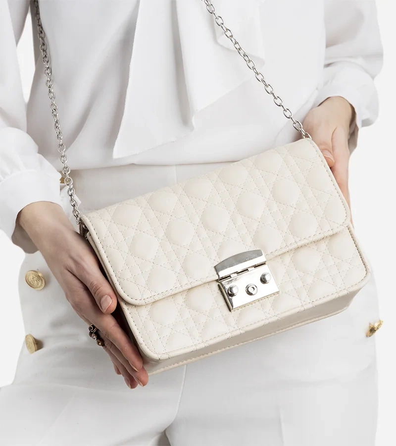 Béžová dámská poštovní kabelka Rumisa