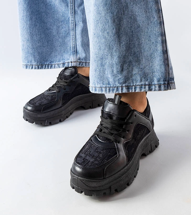 Černé pevné tenisky Brunswick