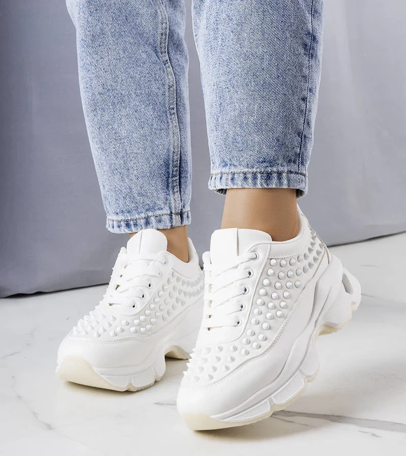 Bílé dámské tenisky Suzeta