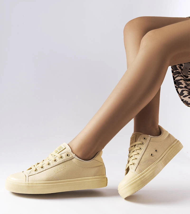 Béžové látkové tenisky Big Star LL274094