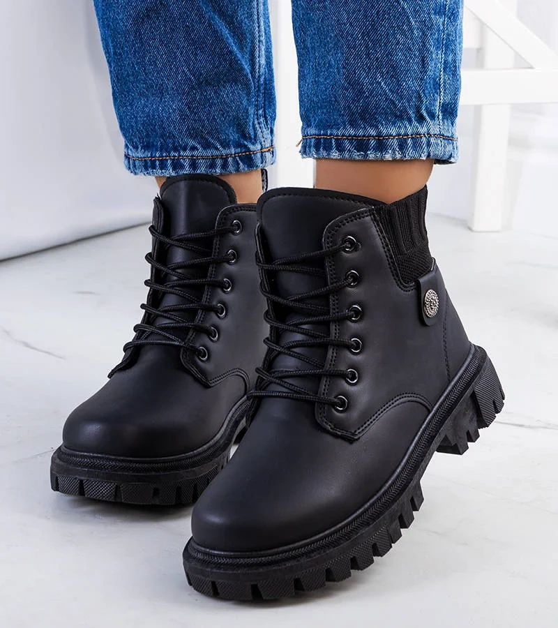 Dámské černé trapery Odell