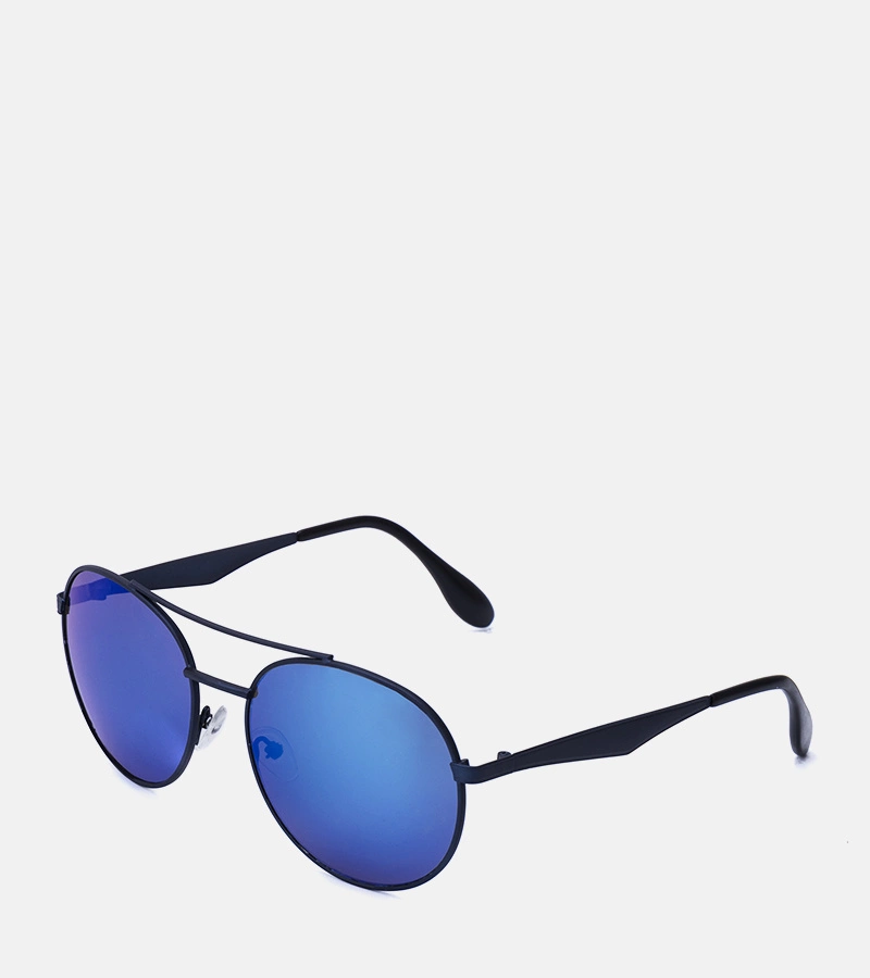 Modré pilotní sluneční brýle Couron