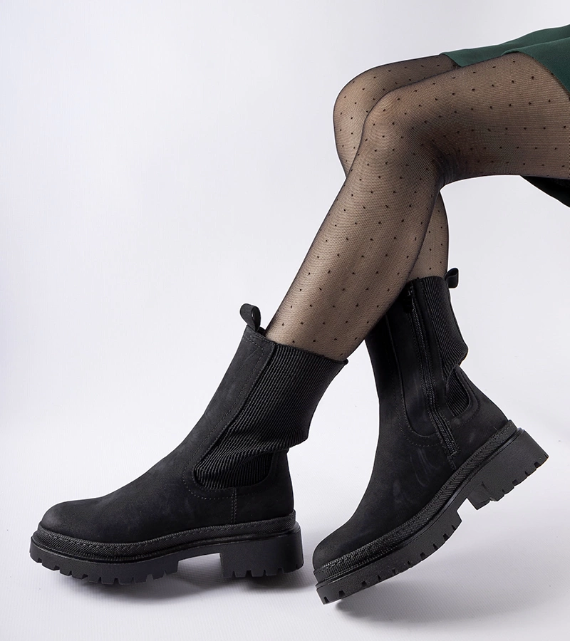 Černé vyhřívané vysoké trapery Bernardo