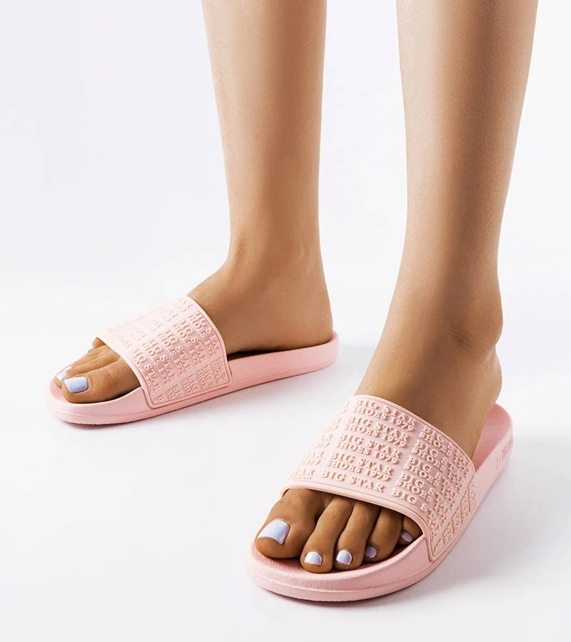 Růžové žabky Big Star LL274A151