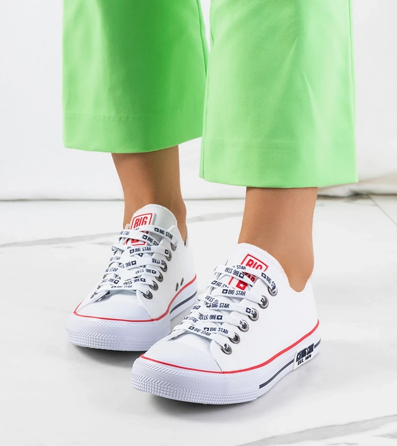 Bílé klasické tenisky Big Star KK274101