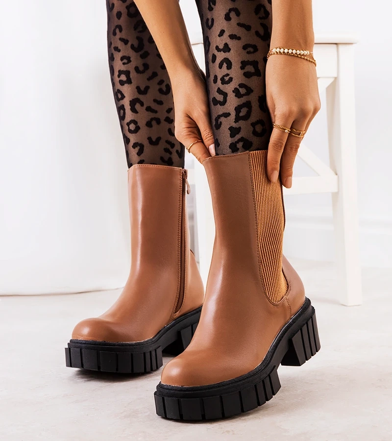 Hnědá boty dámská Melika