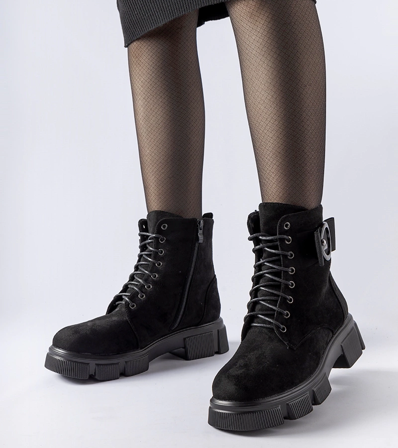 Černé podšité trapery Cusiano