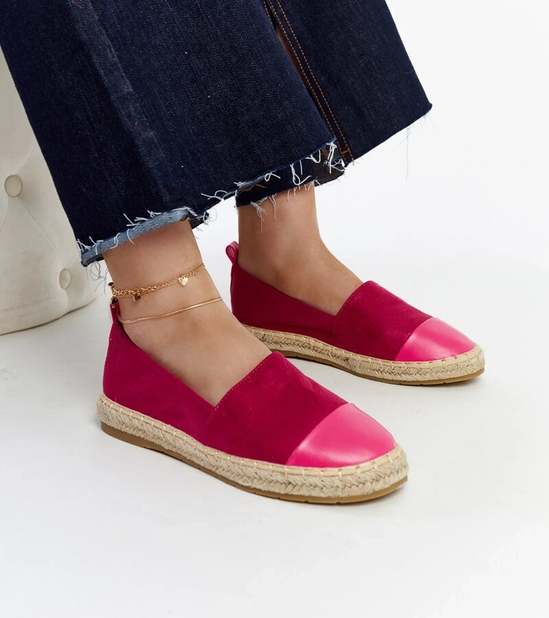 Růžové espadrilky Carugo