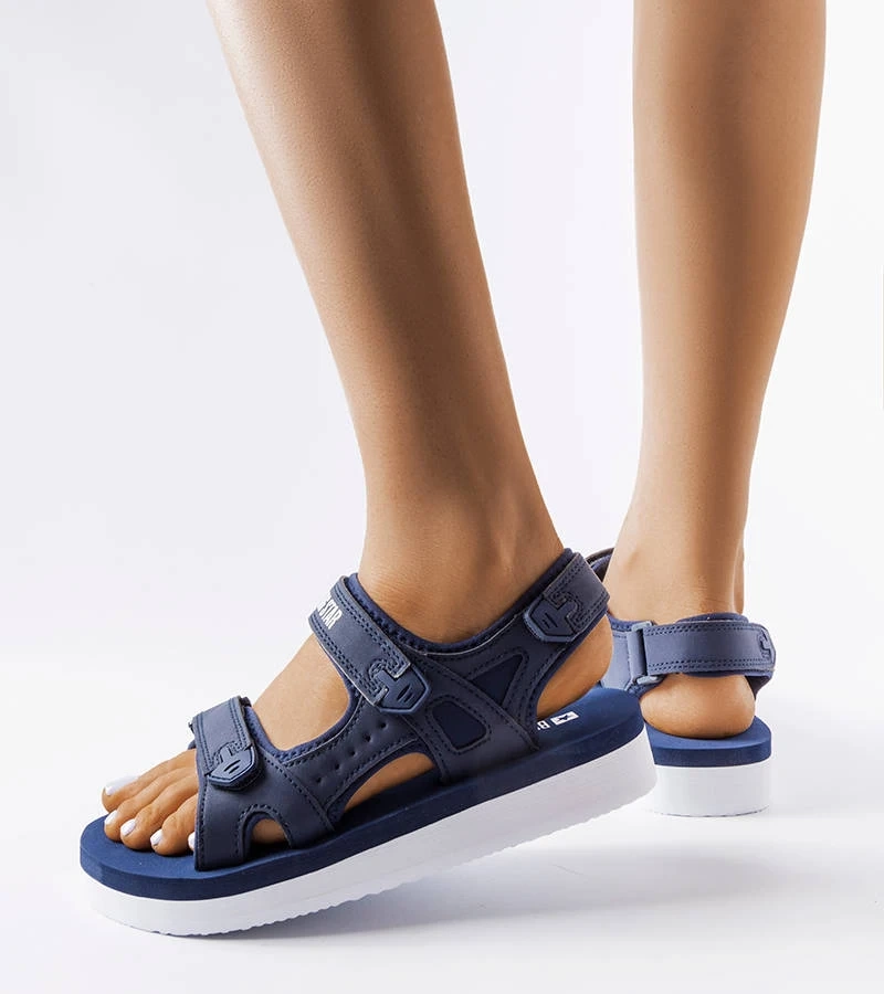 Námořnicky modré pěnové sandály Big Star LL274792