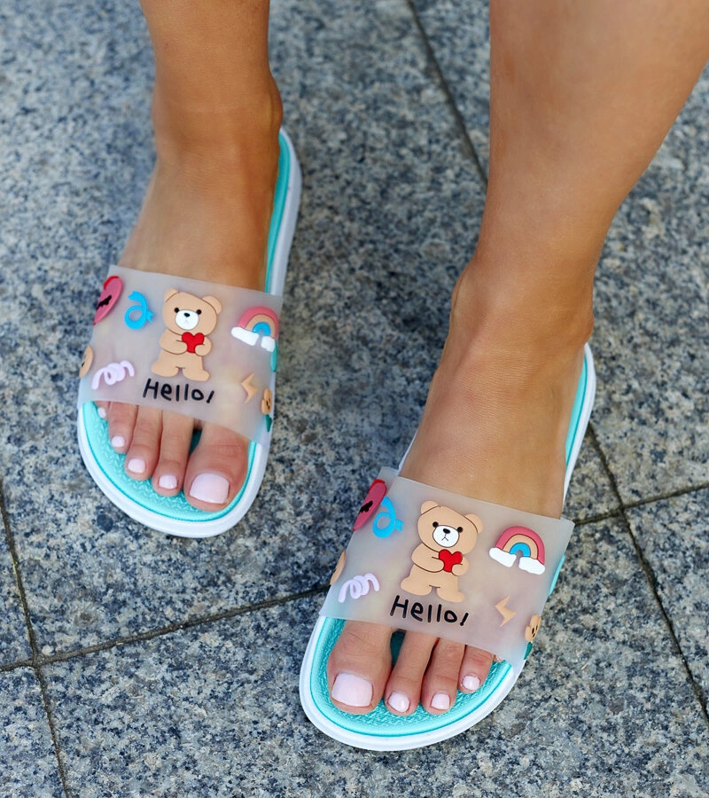 Mátové pantofle s gumovou svrškem Diaspa