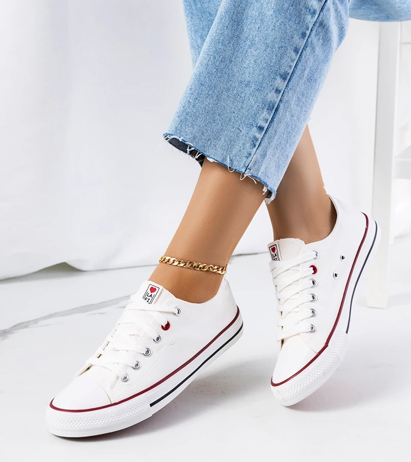 Bílé klasické tenisky pro ženy Kolind