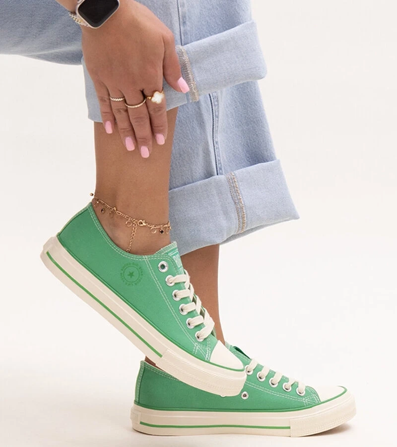 Zelené tenisky Big Star NN274268