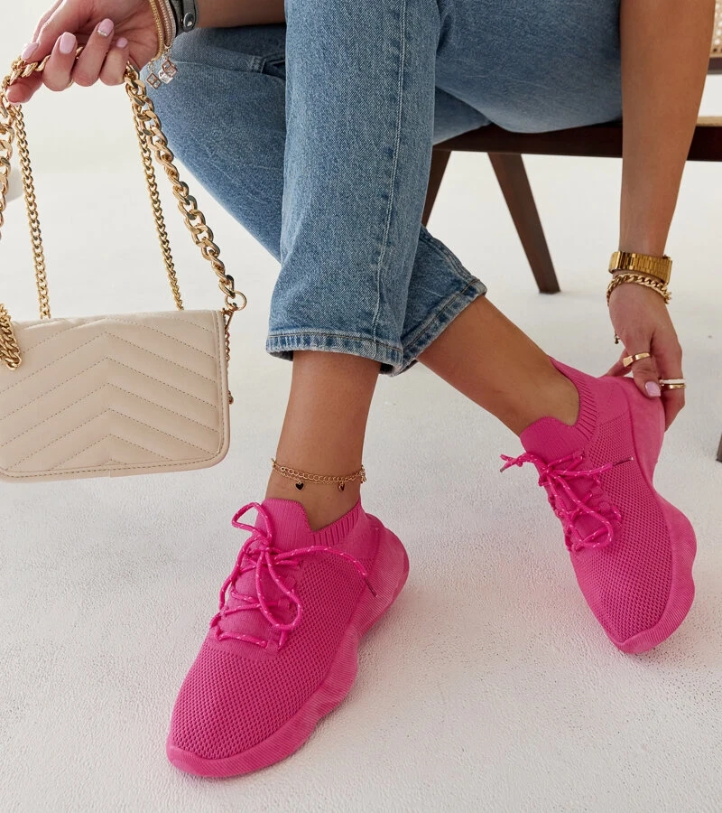 Tmavě růžové sportovní tenisky Roshni