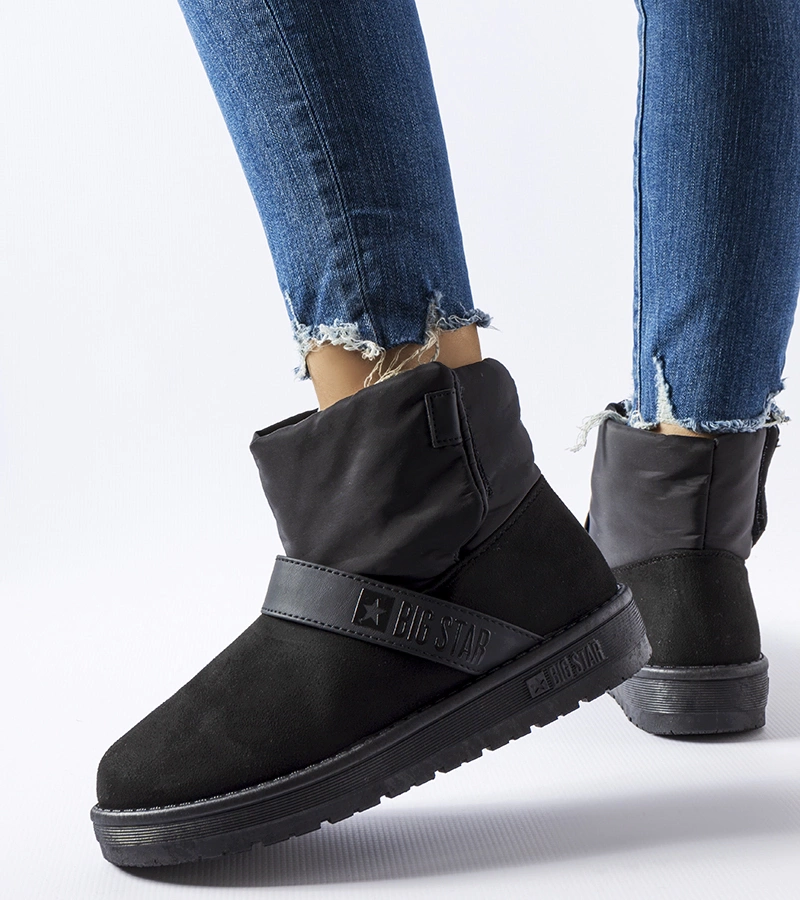 Černé zateplené sněhule Big Star MM274151