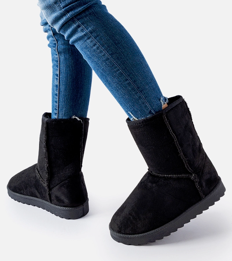 Černé zateplené sněhule Egede