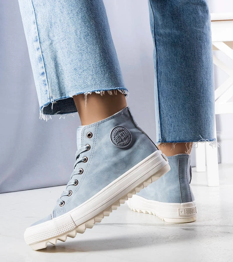 Modré zateplené tenisky Big Star EE274115