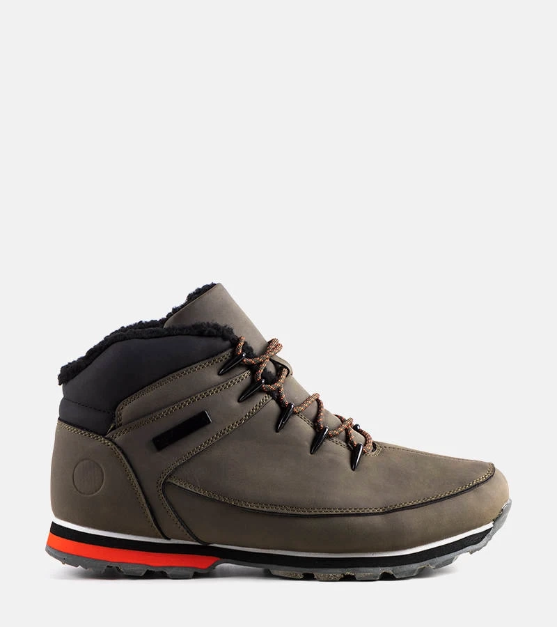 Zelené zateplené návleky Jemma