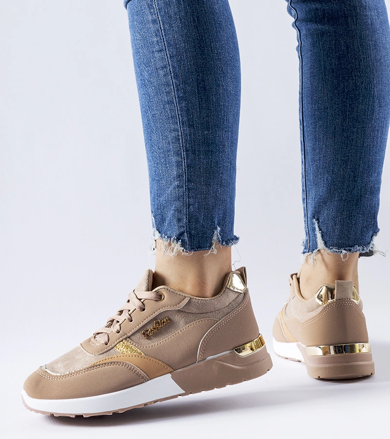 Tmavě béžové tenisky Rovagnate