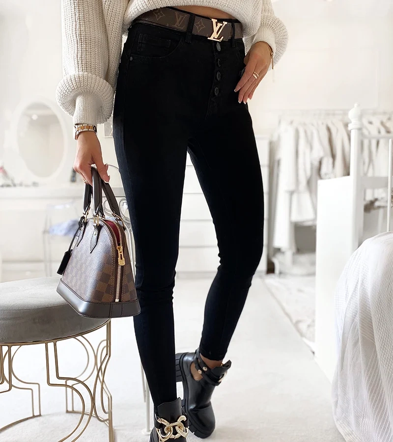 Černé džíny Windy