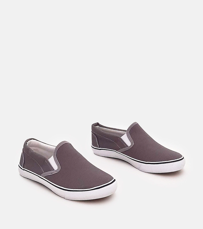 Šedé dětské slip-on tenisky Lagunes