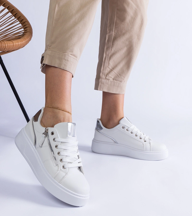 Dámské bílé sportovní tenisky Benedetta