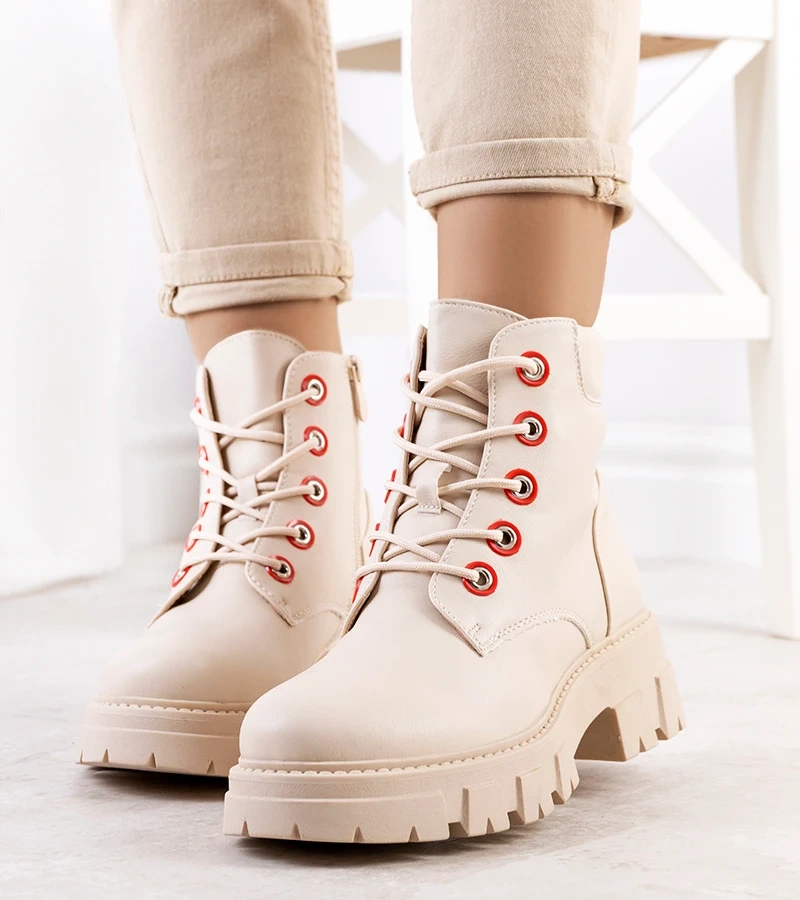 Nízké trappery Ursa beige