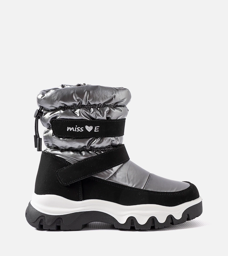 Černě šedé dívčí sněhule Staturano