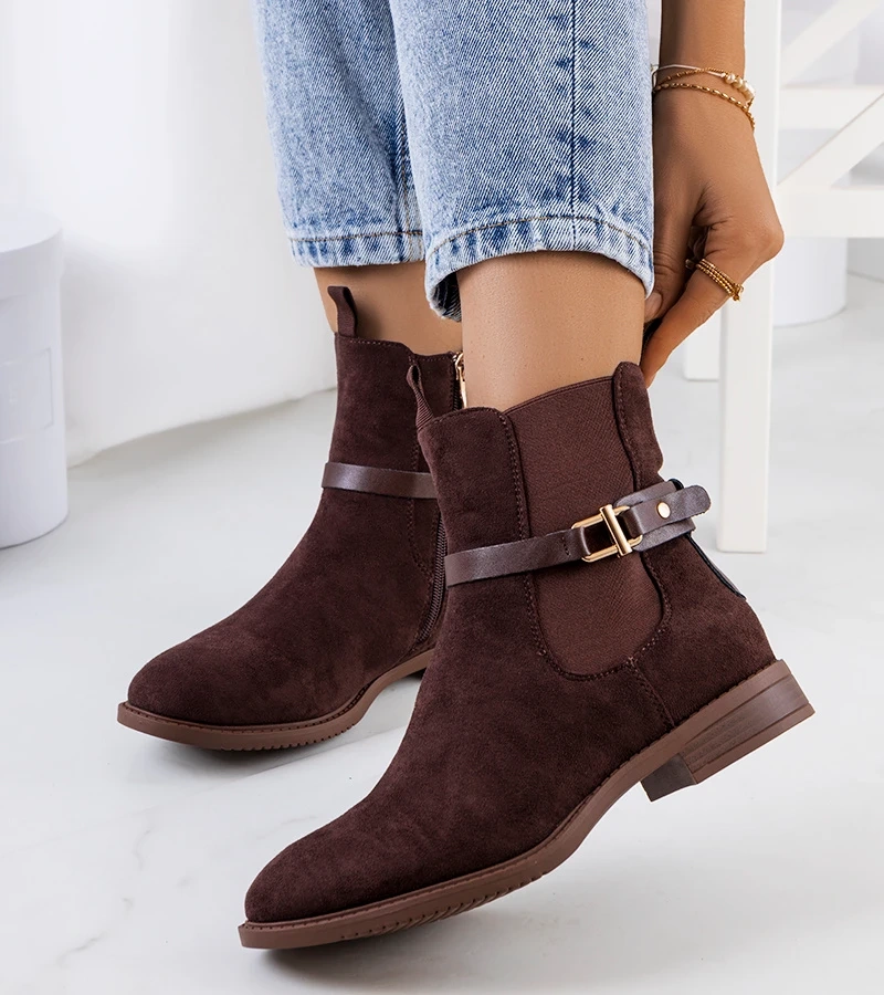 Hnědá klasika boty Odila