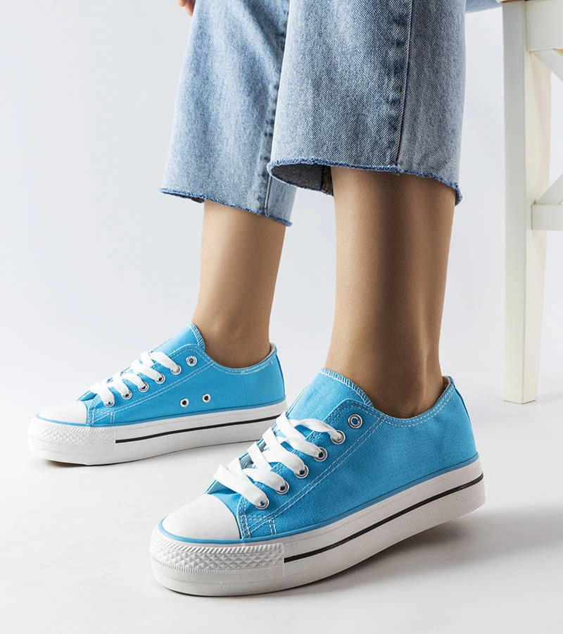 Modré tenisky na platformě Freestyle