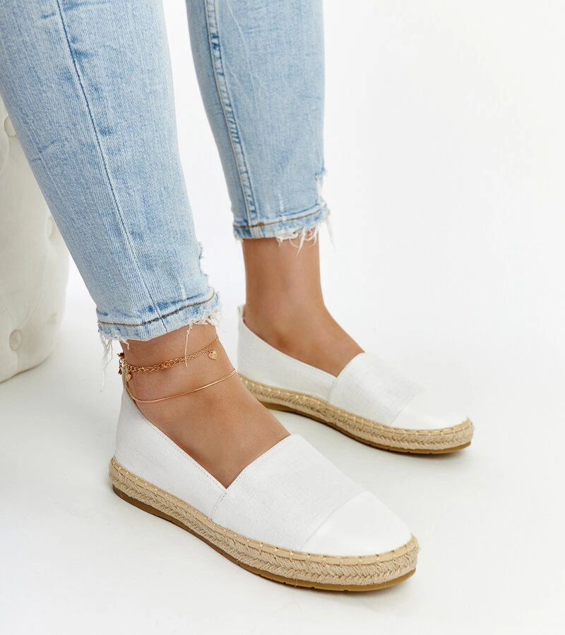 Bílé espadrilky Carugo