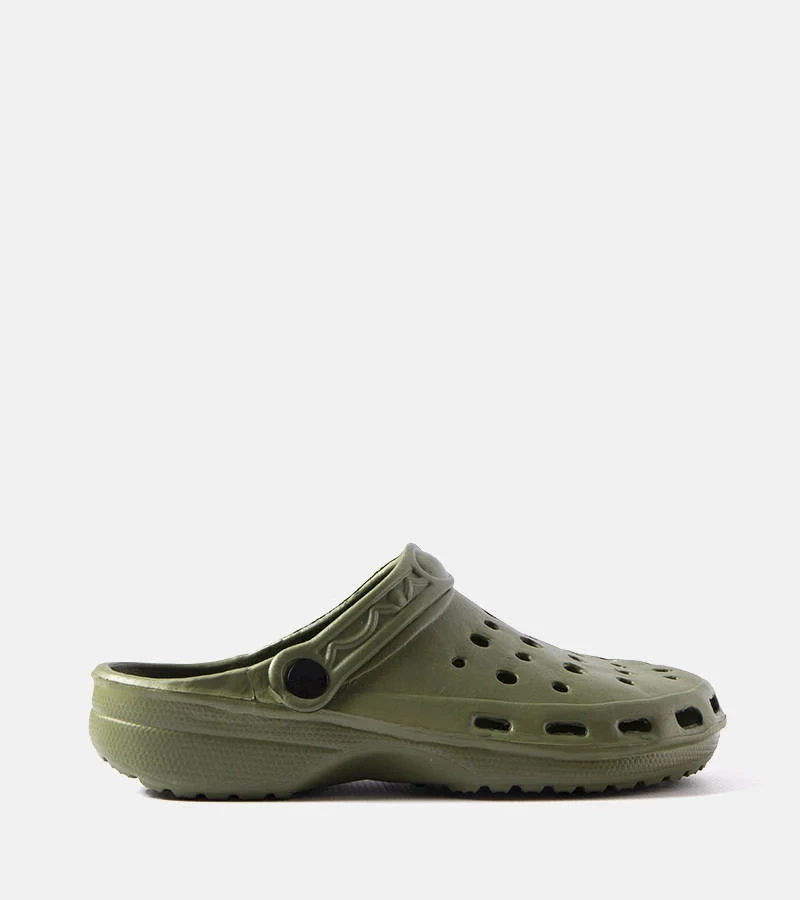 Zelené pánské perforované žabky Crocs MY205 AMY GREEN