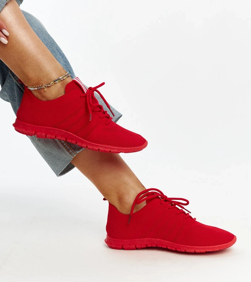 Červené sportovní tenisky Shukornia