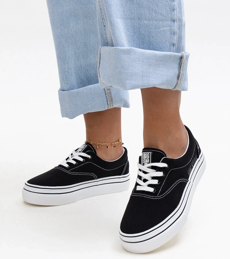 Černé tenisky Big Star LL274230