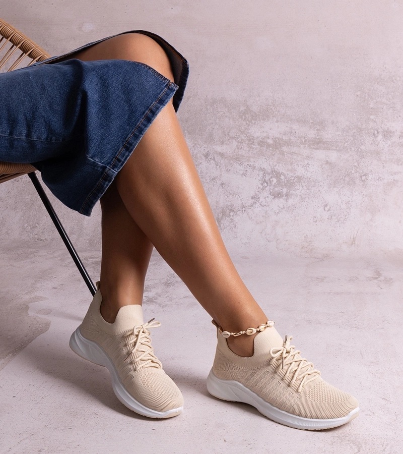 Bežové sportovní tenisky Muaza