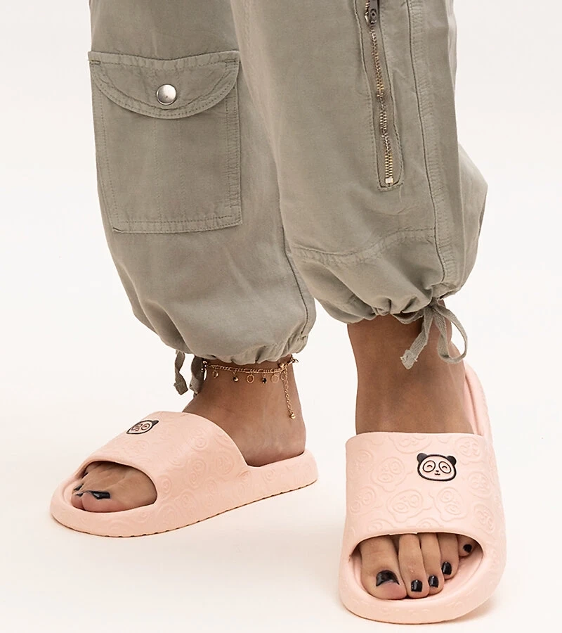 Růžové pěnové pantofle Fernanda