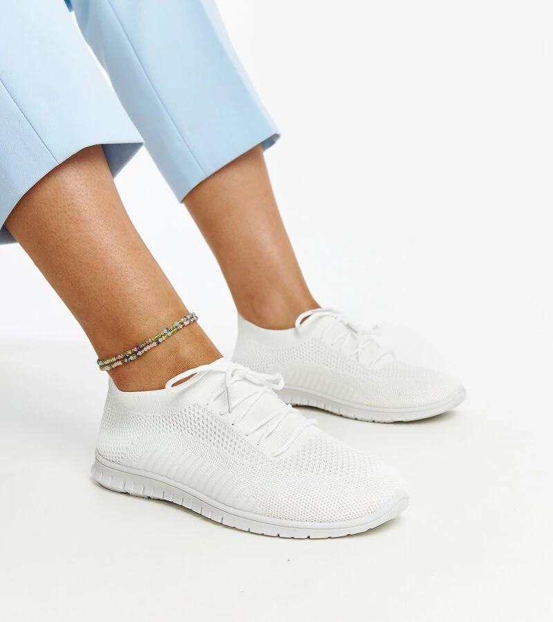 Bílé látkové tenisky Zahira