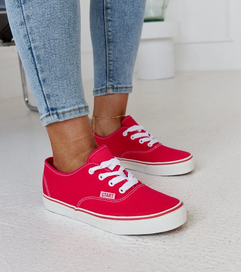 Tmavě růžové klasické tenisky Erla