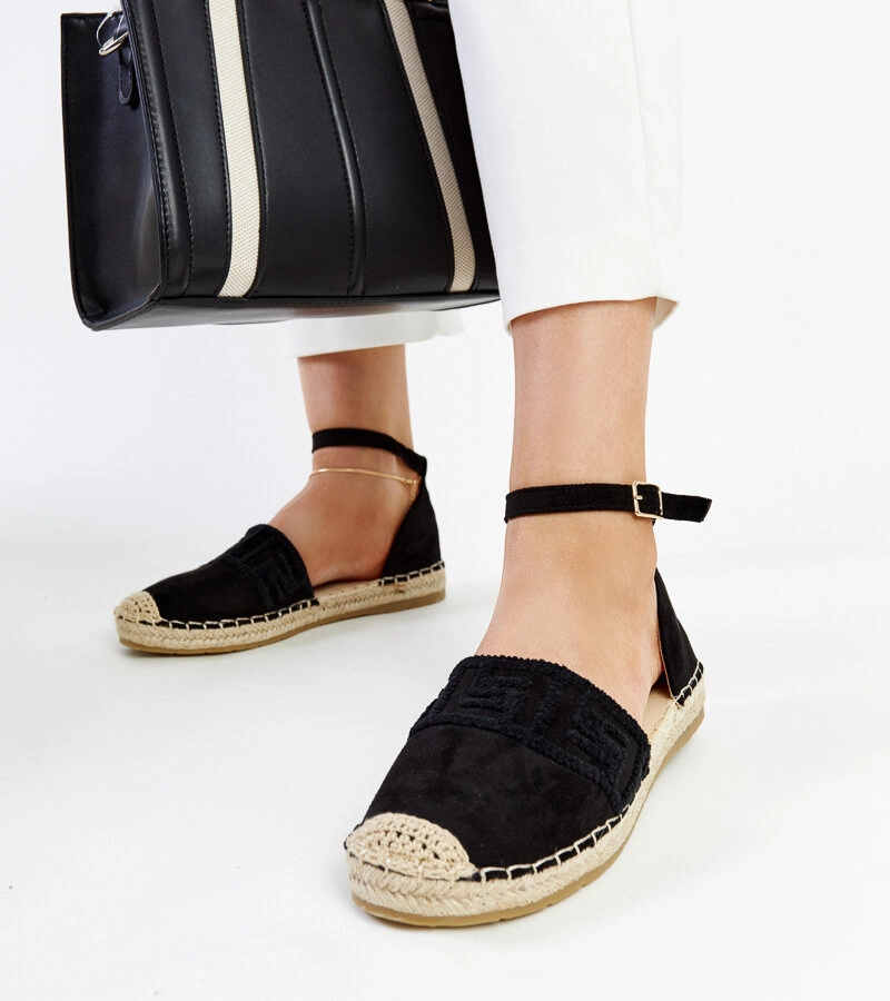 Hnědé espadrilky s ozdobou Aydan