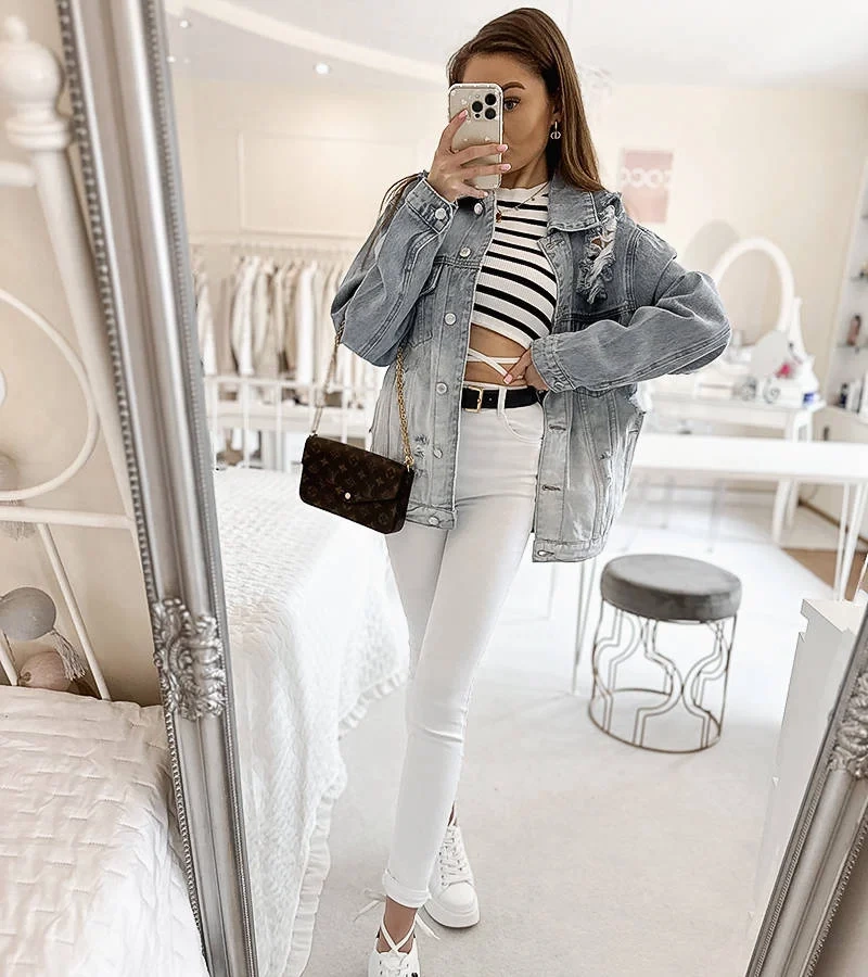 Černá ekokůže ramones Tricia