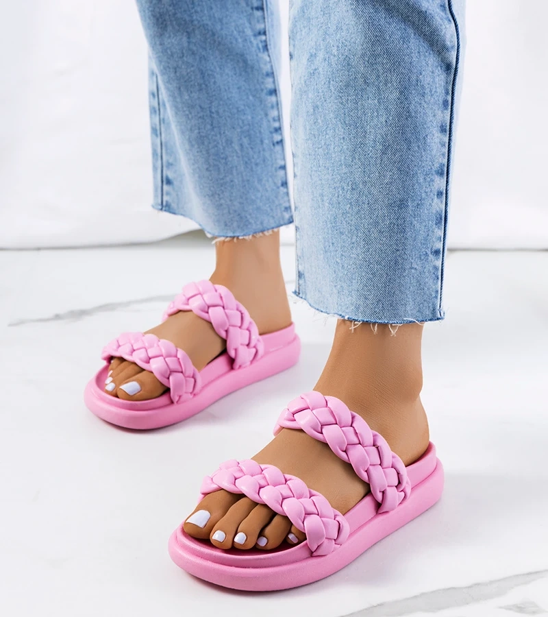 Růžové žabky Angas