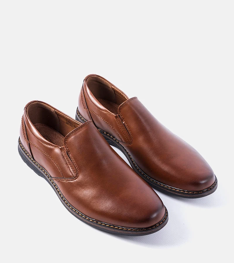 Hnědé nazouvací boty pro muže Querry