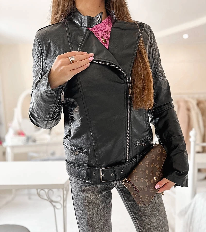 Deschamps černá bunda ramones