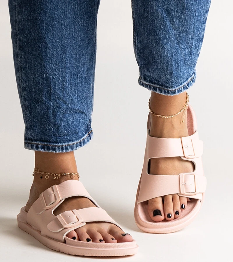 Růžové pantofle Big Star NN274A753