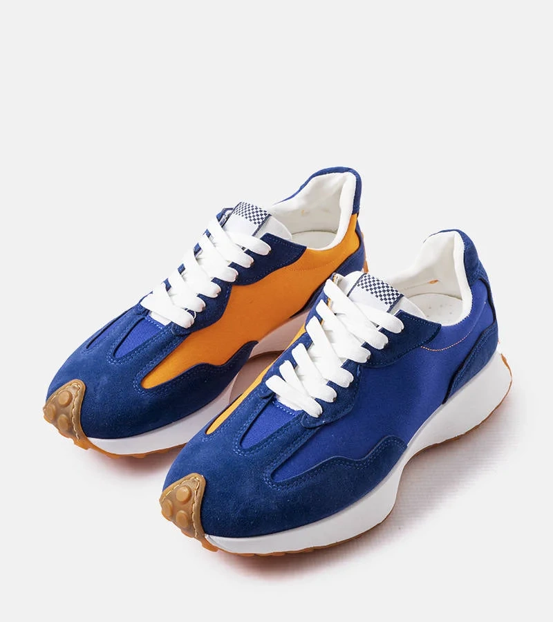 Pánské tmavě modré a oranžové tenisky Dorolis