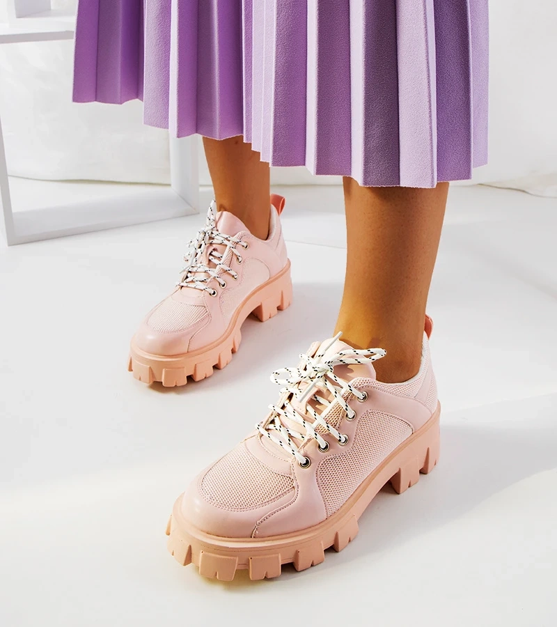 Růžové dámské tenisky Bernic